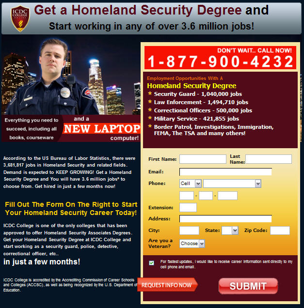 Homelamd Security Degree Programs